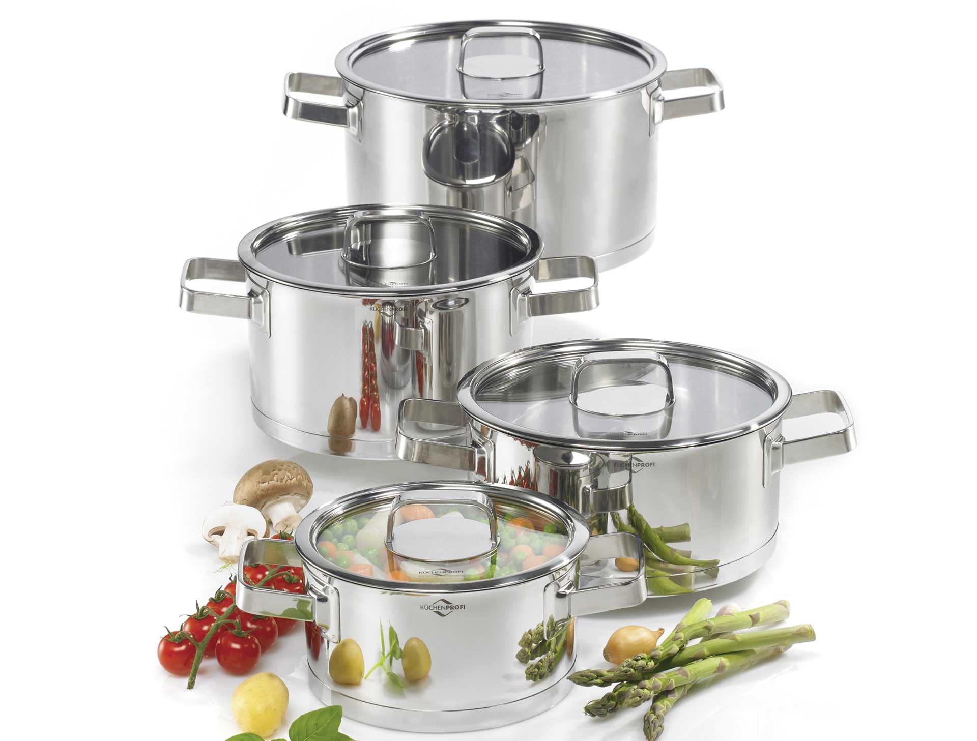 Küchenprofi KP2390002804 San Remo Topfsets, 18/8 Edelstahl, One Size