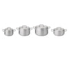 Spring BRIGADE PREMIUM Starter-Set 4-teilig Edelstahl matt, 485850604, Silber