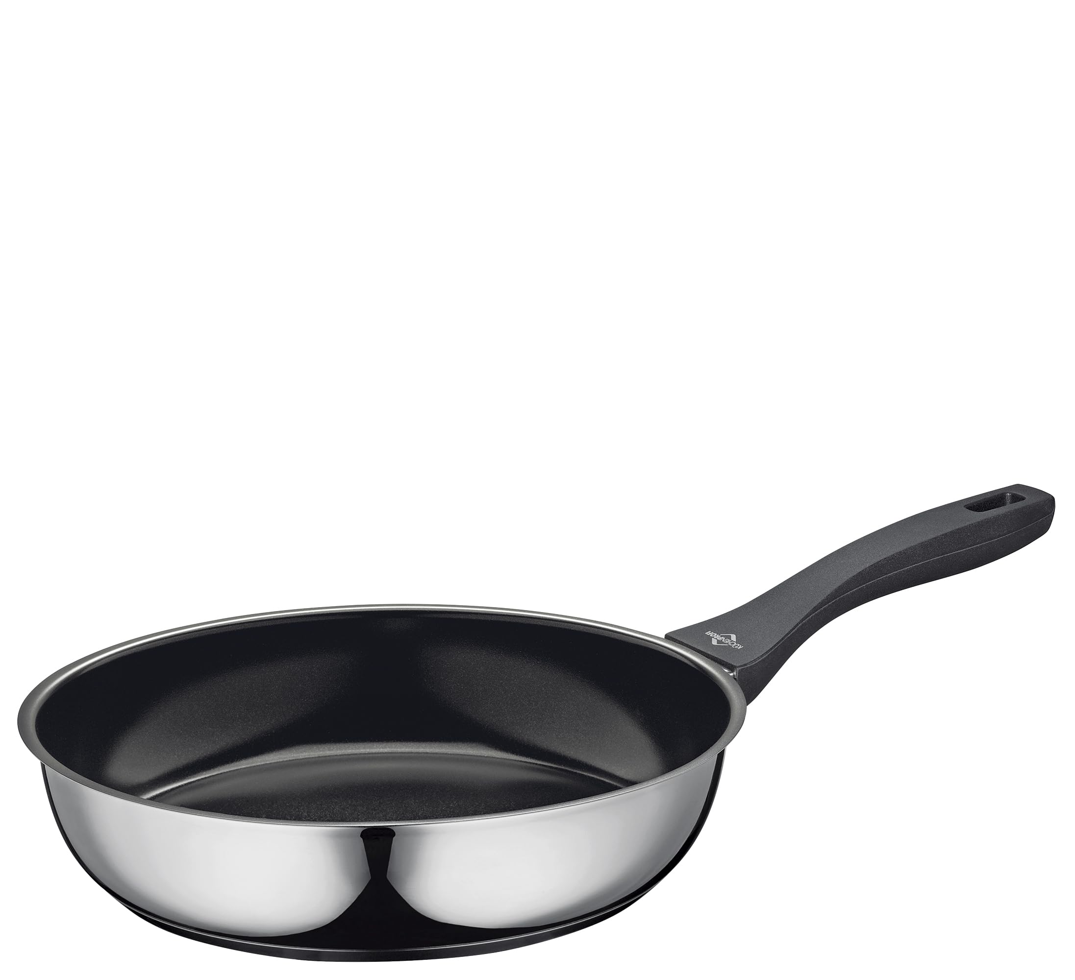 Küchenprofi COOK Pfannenset ROMA 24/28 cm, PFAS-frei, Antihaft, Edelstahl, Induktion, 180 °C backofenfest, hoher Rand.